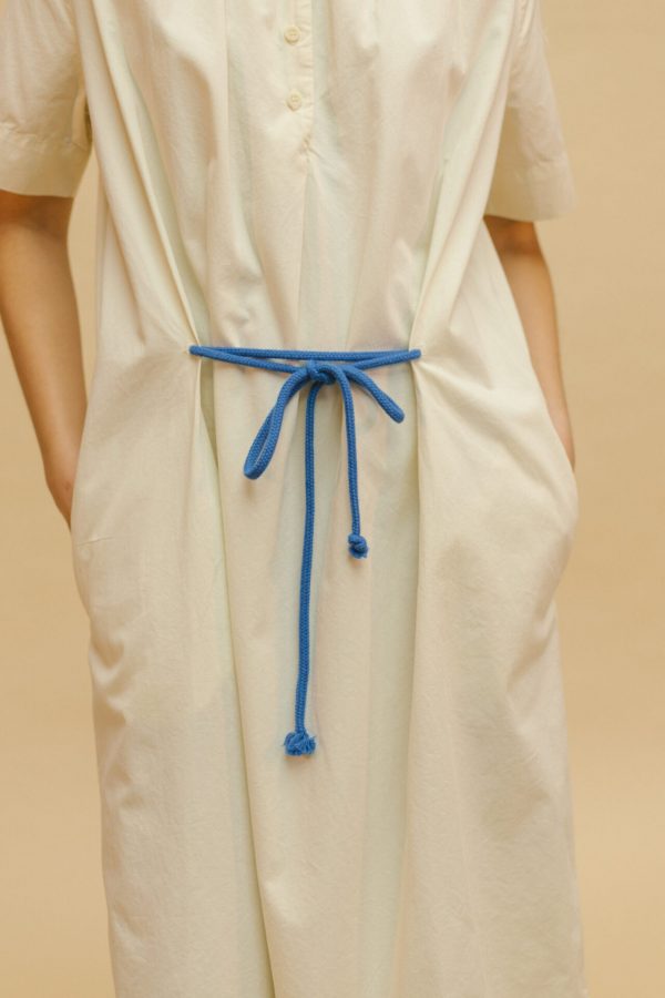 Vestido amplio crudo