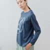 Camiseta manga larga estampado «Garabato»