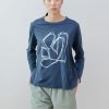 Camiseta manga larga estampado «Garabato»