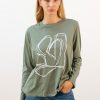 Camiseta verde caqui