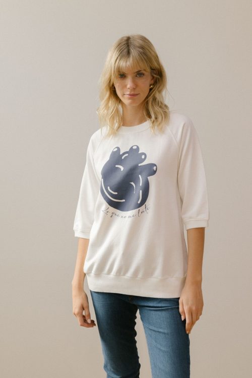 Sudadera cruda «corazón»