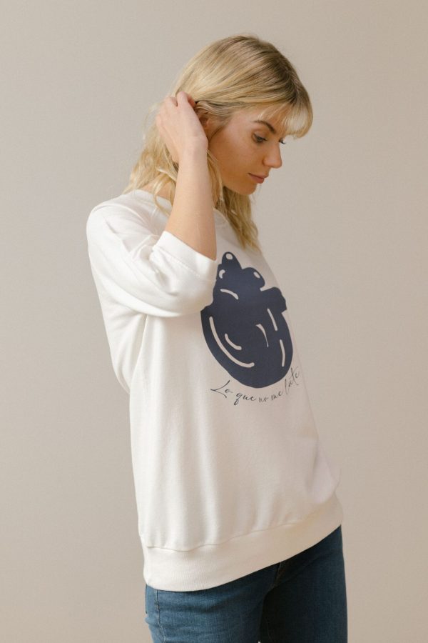 Sudadera cruda «corazón»