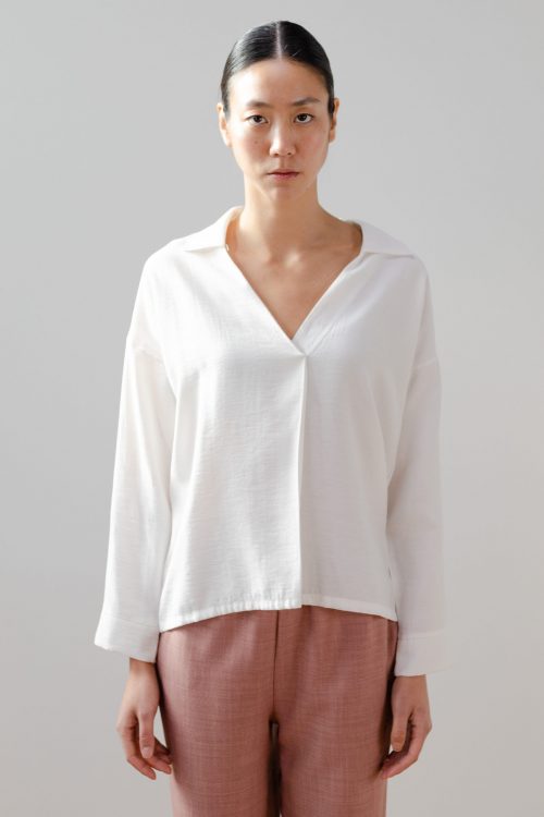 Blusa amplia cuello