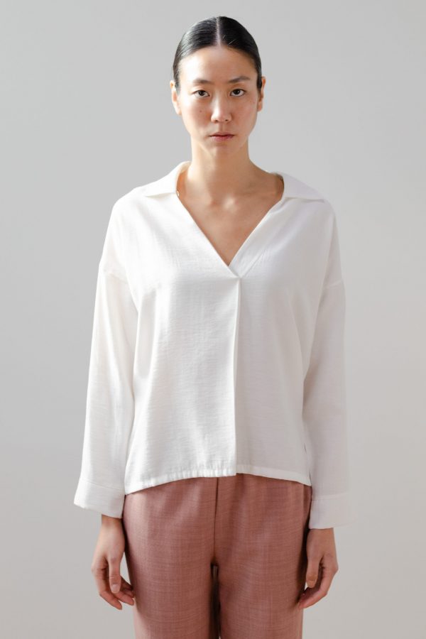 Blusa amplia cuello