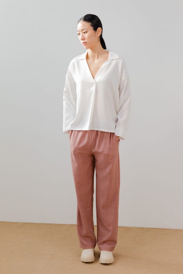 Blusa amplia cuello
