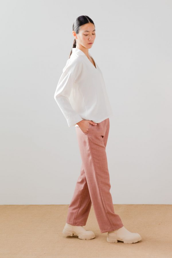 Blusa amplia cuello