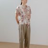 Blusa estampado japonés