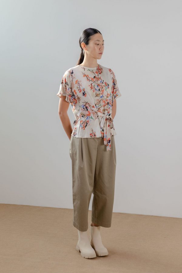 Blusa estampado japonés