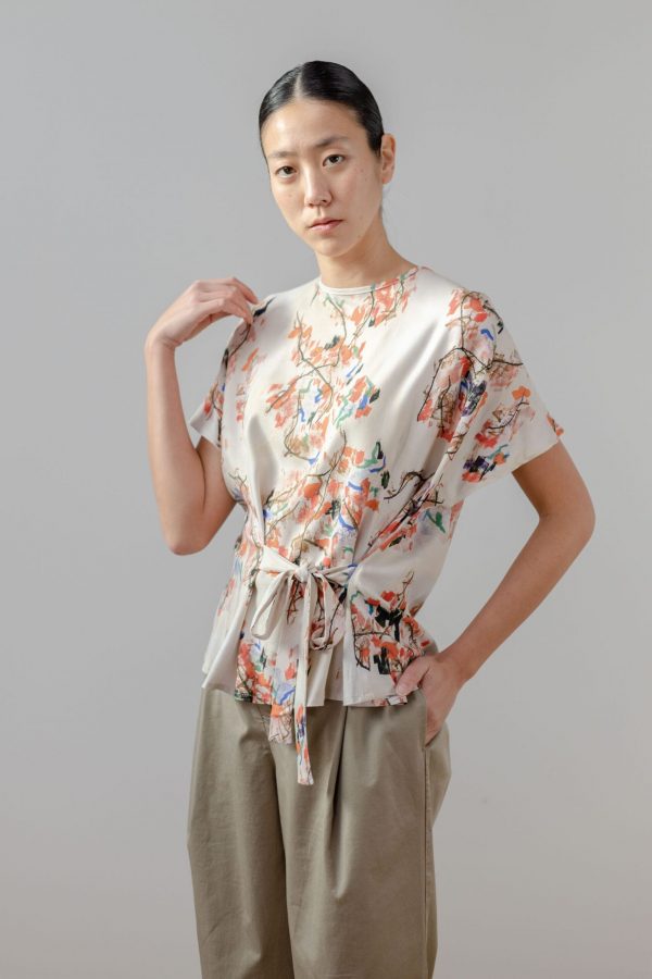 Blusa estampado japonés