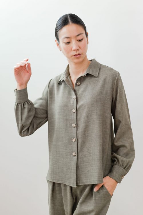 Camisa verde seco