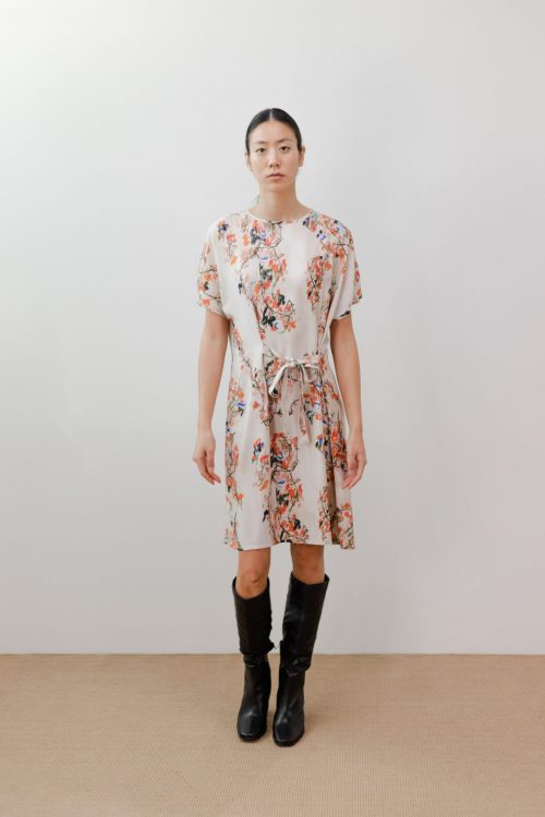 Vestido estampado japonés
