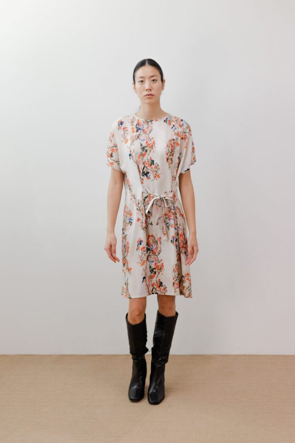 Vestido estampado japonés
