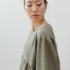 Vestido oversize verde seco
