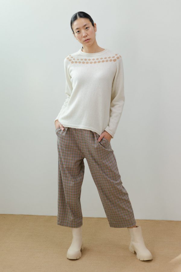 Jersey crudo detalles camel