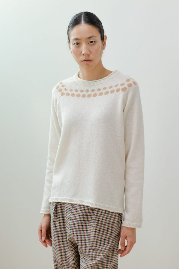 Jersey crudo detalles camel