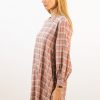Vestido amplio cuadros
