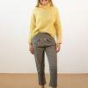 Pantalón midi pata de gallo