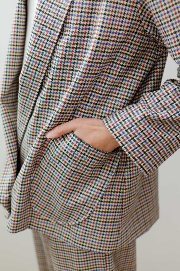 Blazer estructura pata de gallo