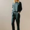 Top sudadera verde