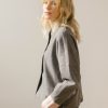 Chaqueta gris jaspeado