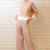 Pantalón rosa palazzo
