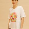 Camiseta manchas acuarela