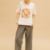 Camiseta manchas acuarela
