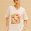 Camiseta manchas acuarela