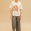 Camiseta manchas acuarela