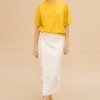 Top con goma amarillo mostaza