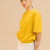 Top con goma amarillo mostaza