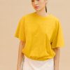 Top con goma amarillo mostaza