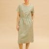 Vestido verde midi