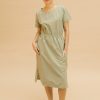 Vestido verde midi
