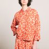Blusa amplia estampada