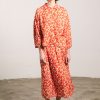 Falda estampada larga