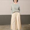 Falda pantalón de pana larga