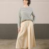 Falda pantalón de pana larga