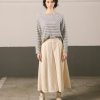 Falda pantalón de pana larga