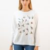 Camiseta manga larga pájaros