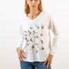 Camiseta manga larga pájaros