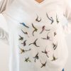 Camiseta manga larga pájaros