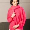 Jersey fucsia cuello alto