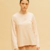 Camiseta rosa pliegue