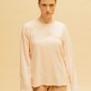 Camiseta rosa pliegue